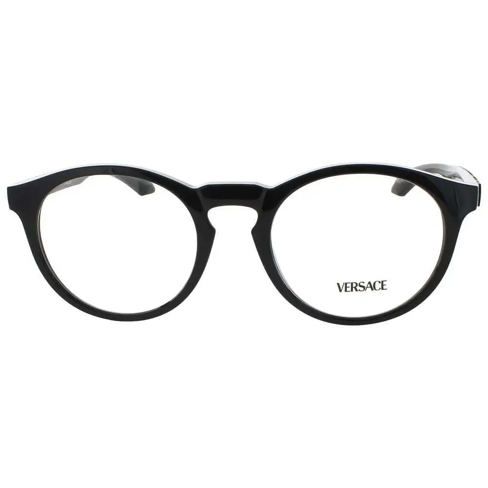 Versace 0VE3355U-GB1 Unisex Eyeglasses GB1 BLACK ACETATE
